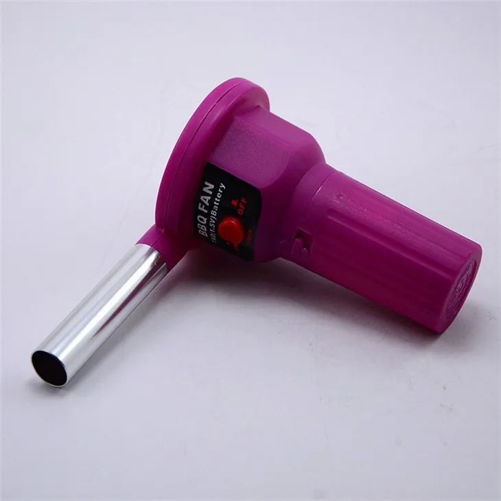 מאוורר מנגל חשמלי סוללה סגולה