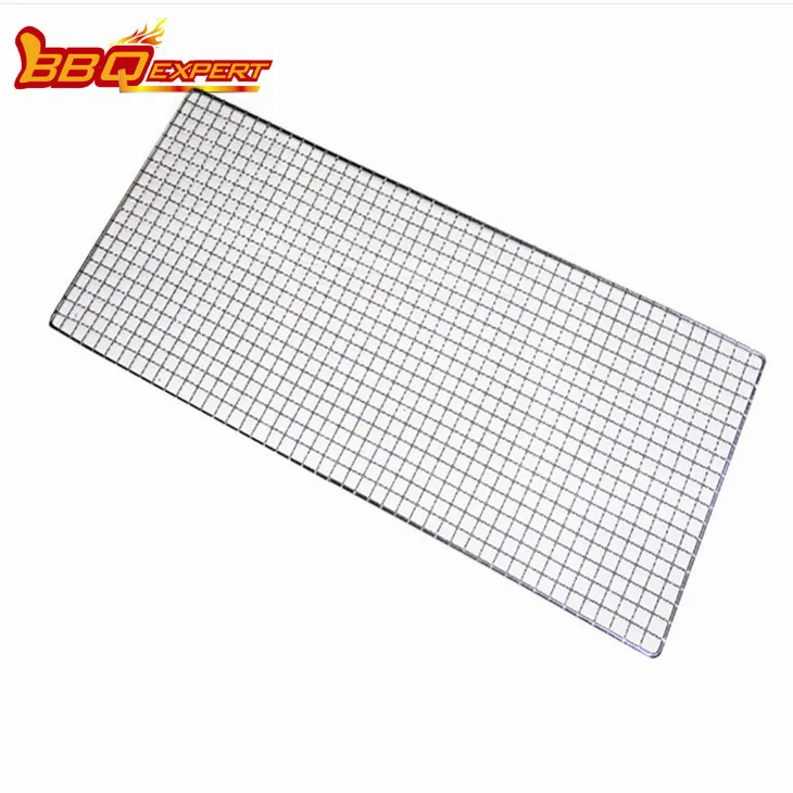 גריל כרום מצופה ברזל זול לברביקיו לתנור ברביקיו יפני גדול