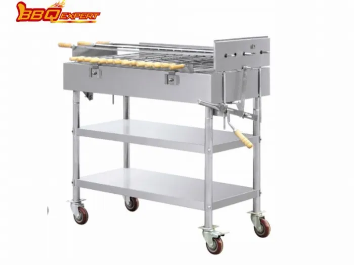 מטבח יוקרתי מנגל חשמלי רוטיסרי Crypus רוטיסרי נירוסטה לגריל