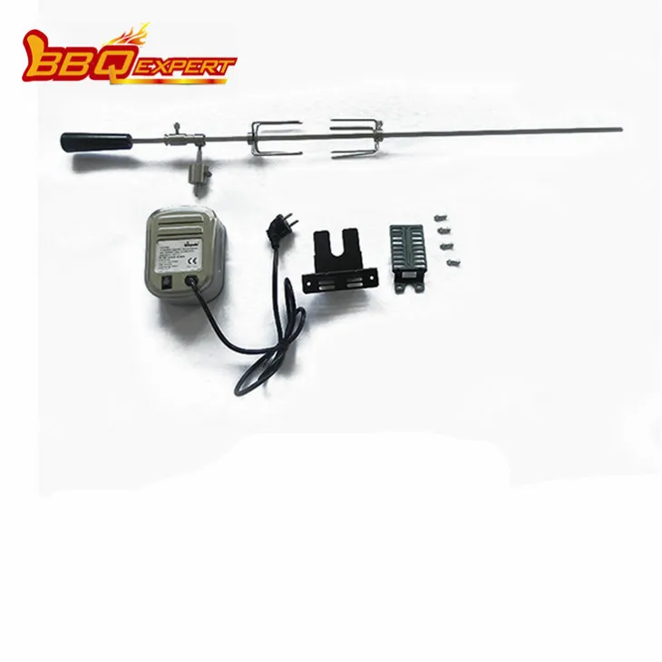 ערכת רוטיסרי אוניברסלית מנירוסטה לברביקיו