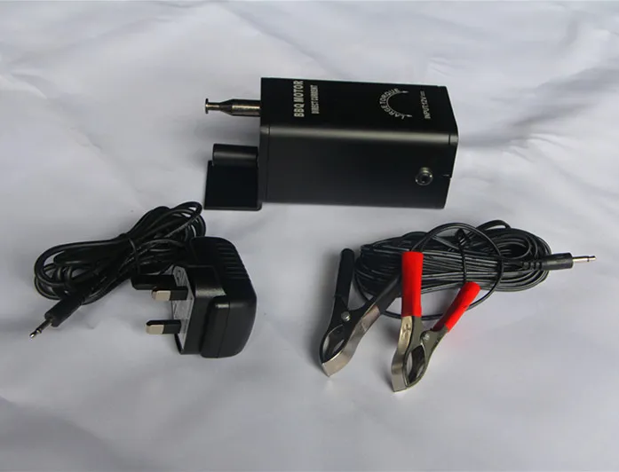 מנגל מנוע רוטיסרי שחור מאלומיניום 12V